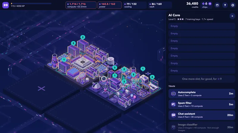 Training a model in the AI Core